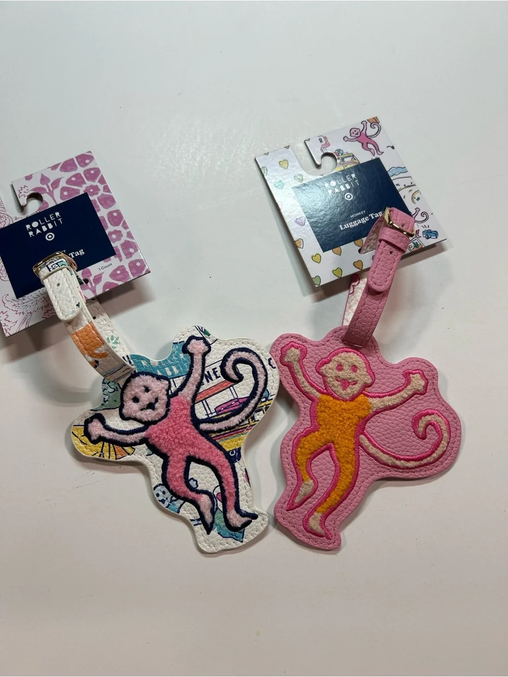 NEW (2) Roller Rabbit x Target Monkey Luggage Tags - Picture 8 of 8